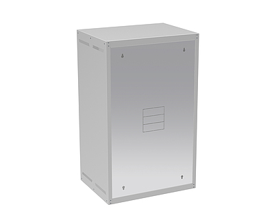 Produkt Rozvaděč nástěnný GrandN 20U 450mm, dveře sklo, RAL 7035, GrandN-20U-645-11-G - Solarix - Nástěnné 19"