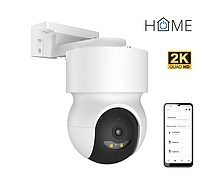 Produkt iGET HOME CS8 White - bezdrátová otočná venkovní IP 2K kamera - iGET - Chytrá domácnost