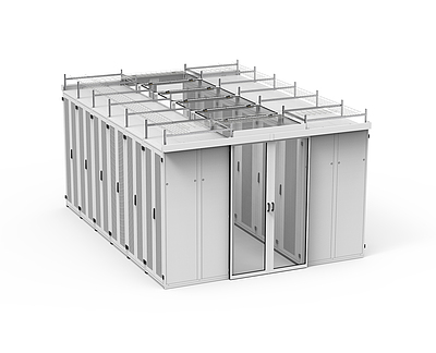 Produkt Zvýšená střecha studené uličky 600 mm, RAL 7035 - Solarix - Datová centra