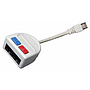 Produkt Rozdvojka počítač/telefon 2 x RJ45 UTP T-MOD 3-U4 - Solarix - Rozdvojky