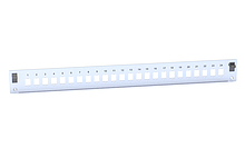 Produkt Čelo  optické vany 1U ALU pro 24 SC simplex / E2000 / LC duplex FP-1U-24SCS-ALU - Solarix - Optické vany a čela