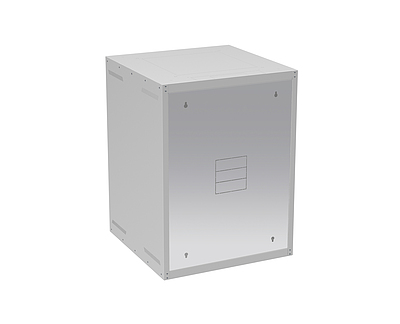 Produkt Rozvaděč nástěnný GrandN 16U 600mm, dveře sklo, RAL 7035, GrandN-16U-66-21-G - Solarix - Nástěnné 19"