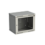 Produkt Rozvaděč nástěnný SENSA 9U 400mm, dveře sklo, RAL 7035, SENSA-9U-64-11-G - Solarix - Nástěnné 19"