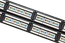 Produkt 19" patch panel Solarix 48 x RJ45 CAT5E UTP 150 MHz černý 2U SX48-5E-UTP-BK - Solarix - Patch panely