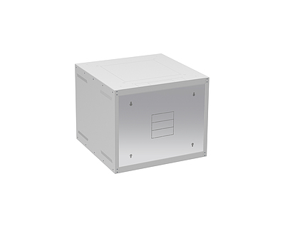 Produkt Rozvaděč nástěnný GrandN 9U 600mm, dveře sklo, RAL 7035, GrandN-9U-66-11-G - Solarix - Nástěnné 19"