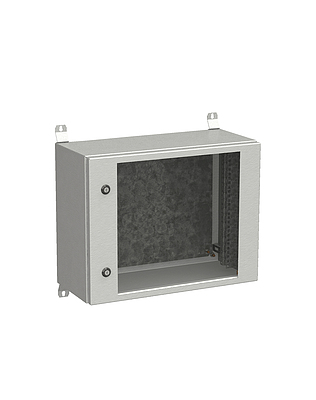 Produkt Rozvadeč nástěnný venkovní LC-20 9U 600x300 prosklené dveře 2x1bodový zámek LC-20-9U-63-11-G - Solarix - Venkovní s vyšším IP