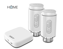 Produkt iGET HOME TS10 Starter kit (2x TS10 Thermostat Radiator Valve + 1x GW1 Gateway) - iGET - Chytrá domácnost